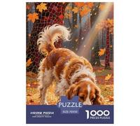Anglais Cocker Spaniel Puzzles De 1000 Pièces pour Adultes Pets Mignons Classiques Jeu Éduchatif Défi Jouet, Le Cadeau Parfait 70x50cm/1000pcs