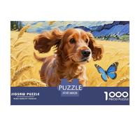 Anglais Cocker SpanielJigsaw Puzzles for Adults 1000pcs Age 12+ for Adults Challenge HighDifficulty Beautiful Decoration Birthday Gifts38x26cm/1000pcs