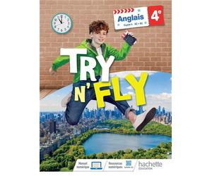 Anglais collège - Try n' Fly cycle 4 4e - Livre élève Edition 2022 - Agnès Bringuier - Hachette Education - broché - Scolaire / Universitaire