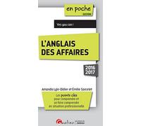 Anglais des affaires 2016-2017, 6ème Ed.