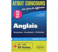 Anglais Concours d'Entrée aux Grandes Écoles de Commerce ECE ECS ECT +55Fiches