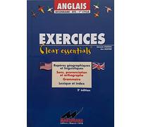Anglais: Exercices Clear essentials