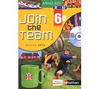 Anglais 6e Join The Team - A1/A2 (1 Cd-Rom)