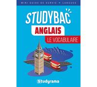 Anglais : Le vocabulaire Acteurs et actrices clés de l'histoire en cycle terminal - Gaëlle Bretenoux-Randrianariso - Studyrama Eds - Poche - Scolaire / Universitaire