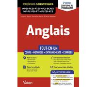 Anglais MPSI - PCSI - PTSI - MP2I - BCPST - MP - PC - PSI - PT - MPI - TSI - ATS - Tout-en-un Cours - Méthodes détaillées - Vocabulaire - Exercices et sujets de concours corrigés - Antoine Devin - Vui