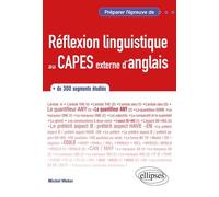 Anglais Préparer L'épreuve De Réflexion Linguistique Au Capes Externe D'anglais