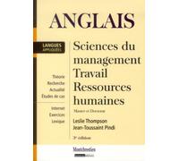 ANGLAIS : SCIENCES DU MANAGEMENT, TRAVAIL, RESSOURCES HUMAINES - 3ÈME ÉDITION: MASTER ET DOCTORAT