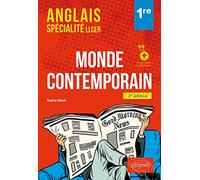 Anglais Spécialité Llcer 1ere - Monde Contemporain - Avec Fichier Audio À Télécharger