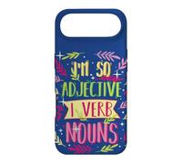 Anglais Teacher I'm So Adjective I Verb Noms Citation Grammaire Coque pour iPhone Air