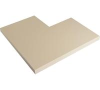 Angle Couvertine Aluminium 1 mm à 90° largeur 270 (Sable RAL 1015)