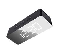 Angle d'alarme numérique en Plastique Fonction de mémoire réglable câble d'écran Acrylique projecteur d'alimentation Horloge thermomètre horloges, Type de lumière Blanche 2