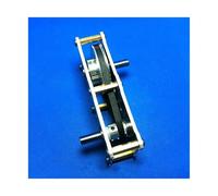 angle de braquage Réducteur de vitesse à couple élevé, réducteur métallique 122 x 72 x 55 mm, 1 à 4 roues synchrones, poulies, accélérateurs Moteur du changement