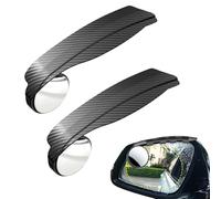 Angle de miroir aveugle de miroir, rétroviseur grand angle-angle-2-en-1 Miroir supplémentaire avec anti-ajustement, résistant aux UV et imperméable, accessoires de vue arrière pour la voiture, le VUS,