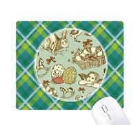 angle de pâques de religion festival coloré de cheval réseaux verte grille pixel tapis de souris