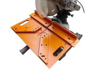 Angle de scie à onglet professionnel de 45 degrés - Guide de coupe, base de marqueur de support de haute précision, construction durable pour profils de cadres de garniture | Outil d'aide à la coupe s