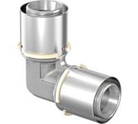 Angle de sertissage Uponor 1046908 40 x 40 mm, laiton étamé