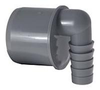 angle de tuyau Airfit 50010SW DN 50 x Ø 18-21,7 mm, transition du tuyau au tuyau de vidange