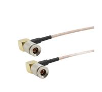 Angle droit DIN 1.0/2.3 mâle vers .. Connecteur de prise 75 Ohm RG179, câble vidéo SDI for enregistrement HD 3G 10-80CM(50CM)