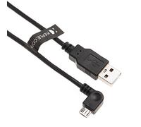Angle Droit Micro USB Câble Cordon compatible avec Google Nexus 7, 9, 7 (2013), Acer Iconia Tab 10, 10.1, 8 W 8", A1-713, A1-810, A1-830, A1-840, B1-710, B1-720, B1-730, A3-A10, A3-A11, A3-A20 1m
