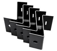 angle de tôle Wolf pour montage ID 2485194 aluminium, 5 pièces
