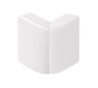 Angle extérieur blanc pour plinthe, H.8 x P.2 cm