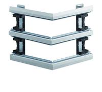 Angle extérieur pour BKIS épais 25mm double hauteur acier RAL 9016 Pure - HAGER BKIS251303D9016