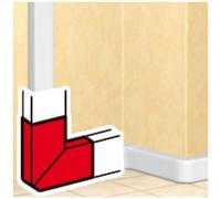 angle extérieur pour goulotte 105 x 50 mm - blanc - legrand dlp 010785