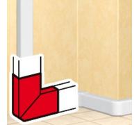 angle extérieur pour goulotte 105 x 50 mm - blanc - legrand dlp 010785