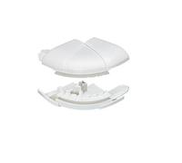 angle extérieur pour goulotte legrand dlp monobloc 65x150mm ou 65x195mm blanc