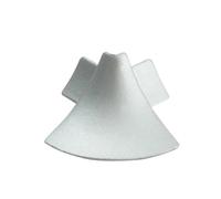 Angle extérieur pour profil T-COVE argent mat (8 mm)
