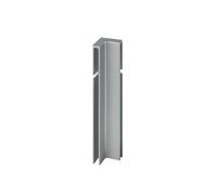 Angle extérieur pour profilé en form de t argent mat (H= 120 mm)