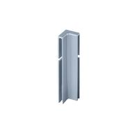 Angle extérieur pour profilé en form de t gris platine (H= 100 mm)