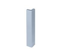 Angle extérieur pour profilé en form de t gris platine (H= 40 mm)