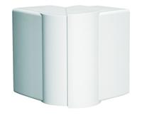 Angle extérieur variable pour LF/LFF60090 h 90mm x p 60mm RAL 9016 Pure - HAGER LFF6009039016