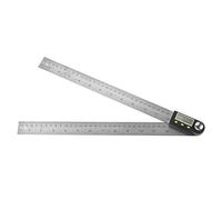 Angle Finder-Digital Rapporteur Angle Jauge 0-300mm En Acier Inoxydable Protractor Électronique Goniomètre Numérique Angle Finder Mitre Jauge Règle pour le travail du bois Charpentier Construction DIY