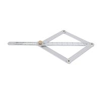 Angle Finder Plafond Reliques Carré Rapporteur Outil Portable Réglable en Alliage D'aluminium 15 x 6,7 x 0,8 Pouces