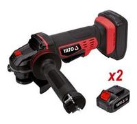 Angle grinder 18V 2x Rechargeable batteries YATO YT-82828 G