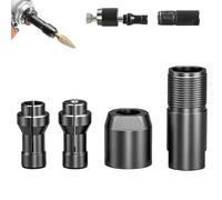 Angle Grinder Conversion Accessories,Angle Grinder to Straight Grinders 3mm/6mm Adapter Kit,M10 Thread Drill Bit Connecting Tool for 100 Type Angle Grinders woodworking tools