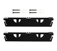 Angle Grinder Holder, Wall Mount Bracket Rack, 15.75x2.6in Built In Cord Hooks, Heavy Duty Steel Construction, 2 Slot Tool Organizer for Home, Workshop, Workbench, Renovation Use