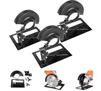 Angle Grinder Stand, Cutting Stand Protective Cover Kit for Angle Grinder, Adjustable Cutting Stand Protective Cover Kit, for Woodworking and Metalworking (3Pcs)