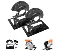Angle Grinder Stand, Cutting Stand Protective Cover Kit for Angle Grinder, Adjustable Cutting Stand Protective Cover Kit, for Woodworking and Metalworking (2Pcs)