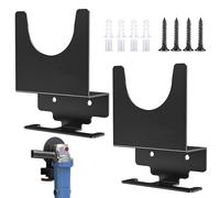 Angle Grinder Wall Bracket - Tool Stand Mount for Grinder Holder, Power Tool Rack | Bracket Set for Cutting Machine and Polisher Storage, Wall Support Organizer for Garage Shelves or Workshop
