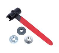 Angle Grinder Wrench, Double Head 4 Claw Spanner Tool, Manganese Steel