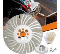 Angle Grinding Wheel - Electroplated Diamond - 4 1/2" Plus+, High Strength Diamond Cutting Wheel Blade for Metal, Stone and Tile (6in)