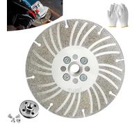 Angle Grinding Wheel - Electroplated Diamond 4 ½ Plus+, Electroplated Diamond Angle Grinding Wheel, 4 1/2" /5"/6" Plus+ Multi-Purpose Cutting, Grinding Disc for Metal Stone Concrete (5in / 12.7cm)