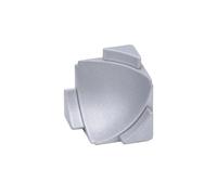 Angle intérieur 3D pour profilés de raccordement mural COVE argent mat (28 mm)
