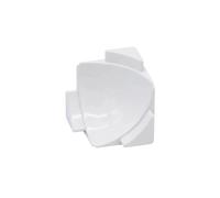 Angle intérieur 3D pour profilés de raccordement mural COVE blanc (28 mm)