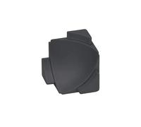 Angle intérieur 3D pour profilés de raccordement mural COVE noir (28 mm)