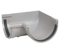 Angle intérieur à joint 90° pour gouttière demi-ronde LG33 NICOLL AI33
