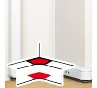 Angle interieur antimicrobien 50x130 legrand 075712